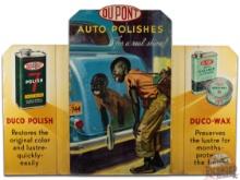 DuPont Auto Polishes "For A Real Shine" Cardboard Trifold Display Sign