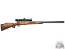 Rare German 1970 Weatherby Custom Mark V .378 WBY Magnum Bolt Action Rifle with Extreme Bull Barrel