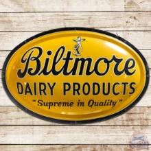 1961 Biltmore Dairy Products "Supreme in Quality" SST Bubble Sign w/ Winky