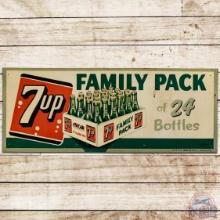 1953 7up Family Pack of 24 Bottles SST Sign