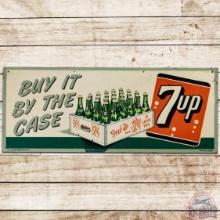 1953 7up Buy it By the Case SST Sign w/ Logo