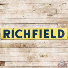 Richfield Gasoline 2-Piece DS Porcelain Station Sign