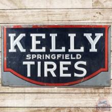 Early Kelly Springfield Tires Double Sided Milk Glass Neon Sign Flexlume