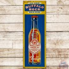 Ice Cold Buffalo Rock Sold Here Emb. SS Tin Sign w/ Bottle Birmingham AL