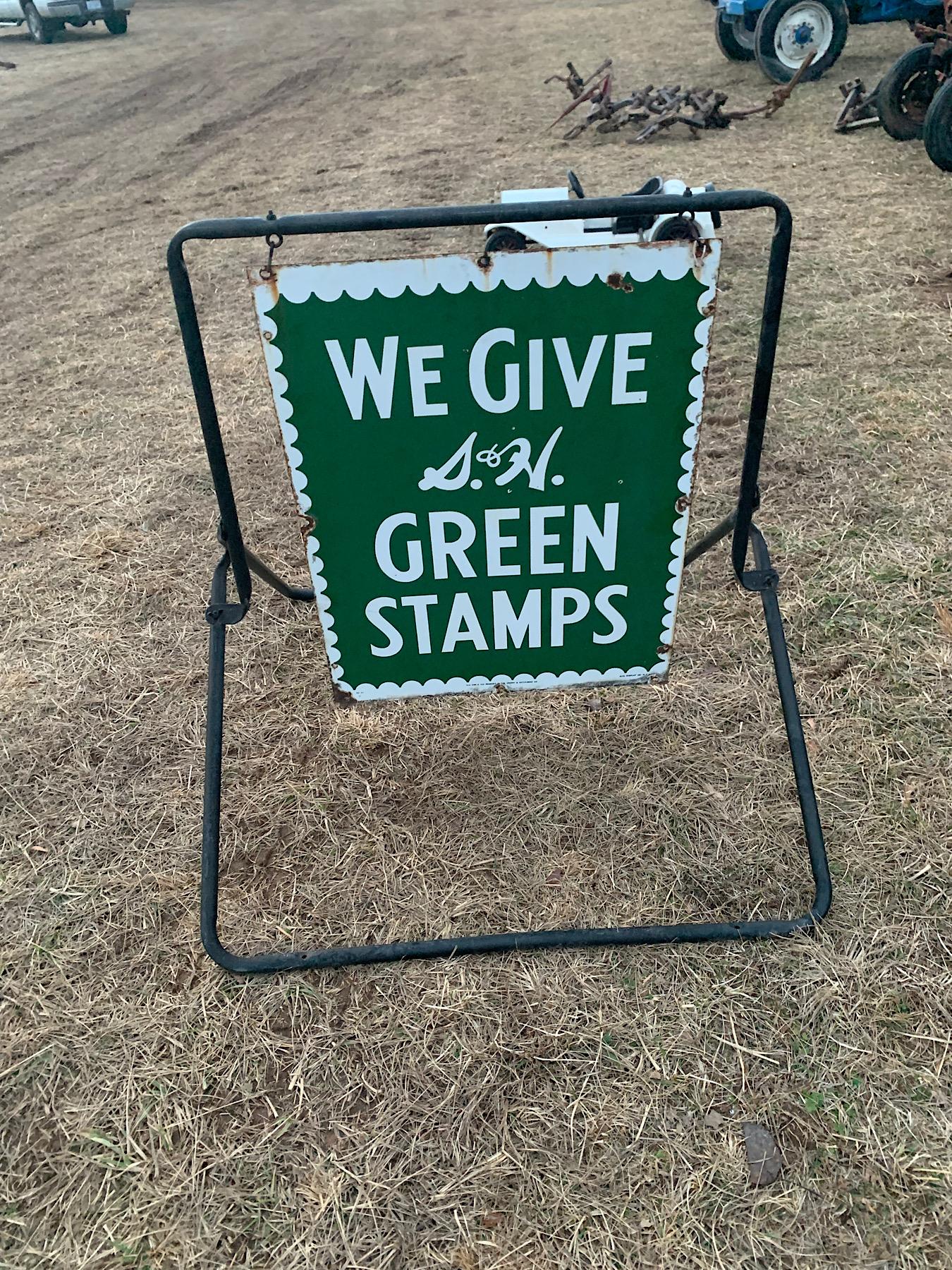 1947 S&H Green Stamps Sign