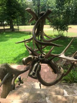 Beautiful Whitetail antler Chandelier 4 light not Taxidermy