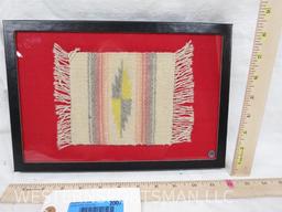 MINIATURE NAVAJO WEAVING