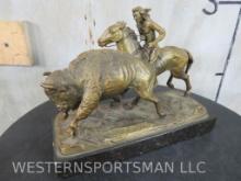 Original Art -Original Casting (1971) "The Hunt" by Philip Kraczkowski who is known for sculpting