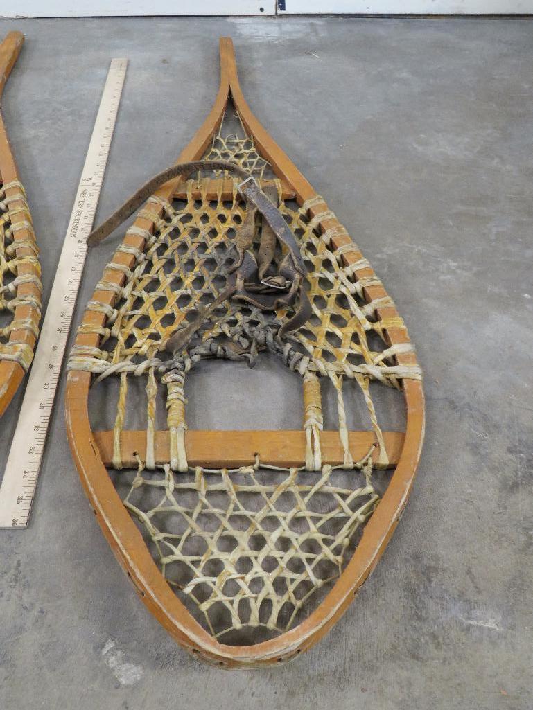 Antique Pair of Snow Shoes ANTIQUE