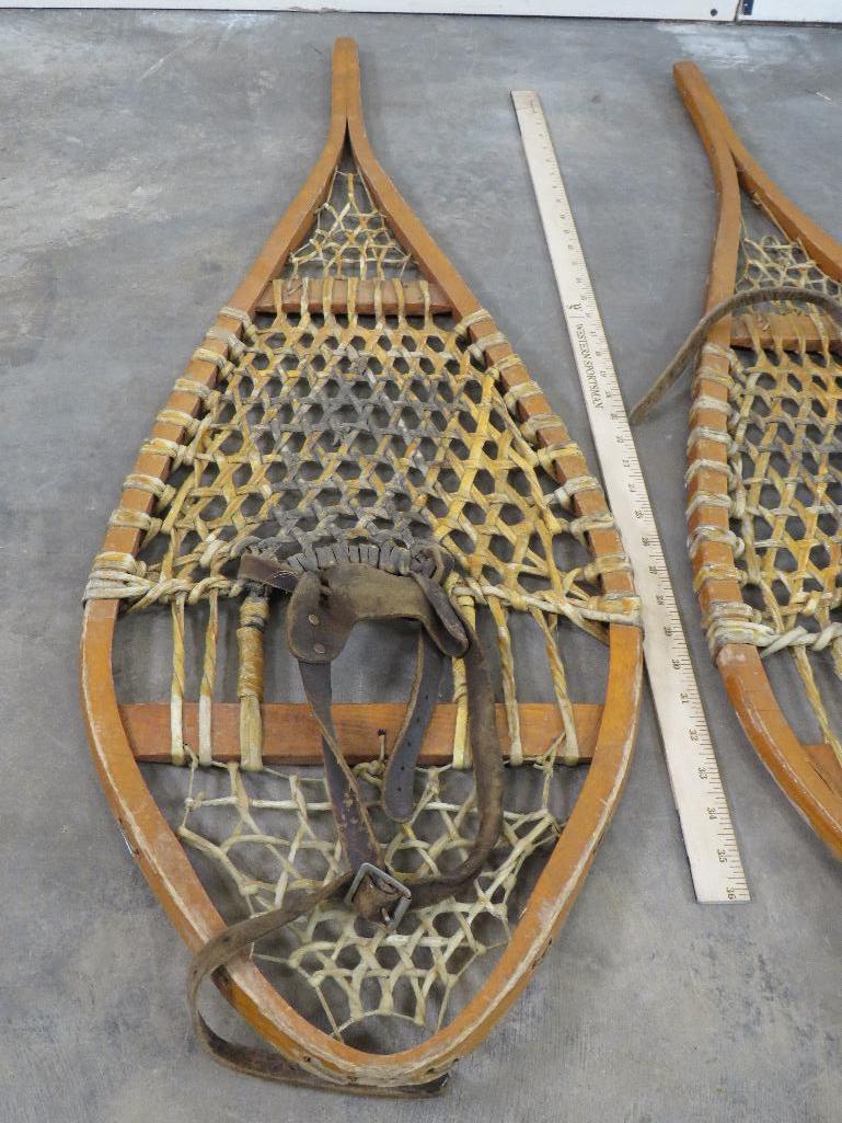 Antique Pair of Snow Shoes ANTIQUE