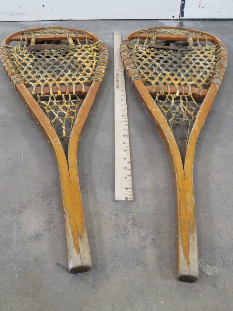 Antique Pair of Snow Shoes ANTIQUE