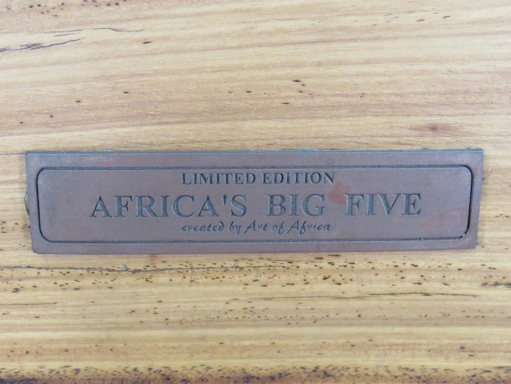 Very Nice BIG Limited Edition "Africa's Big Five" Created by Art of Africa AFRICAN ART