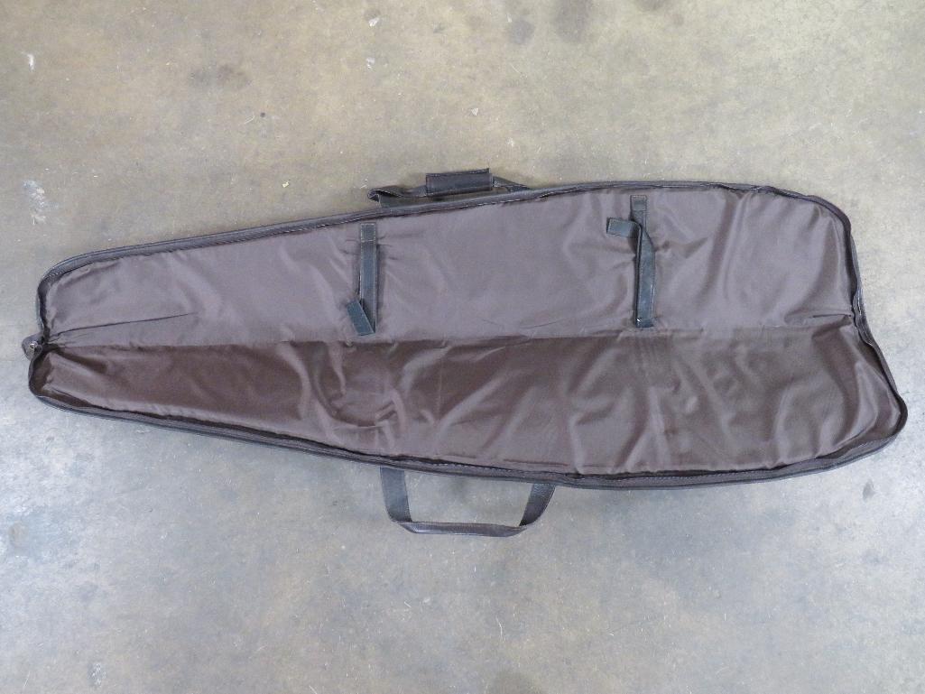 Very Nice Brand New Brown Leather Rifle Case GEAR