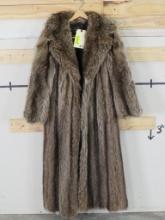 Pierre Cardin Boutique Fur Coat, Possibly Raccoon & SZ Sm