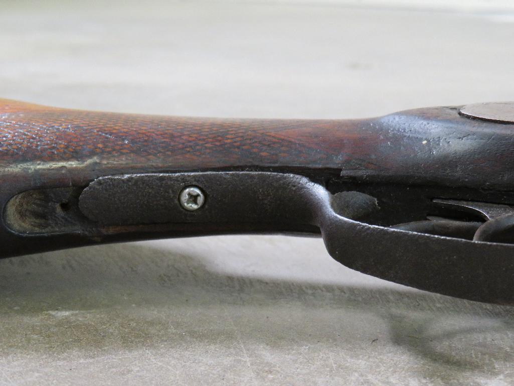 Antique Double Barrel Non Working 12 Gauge Shotgun (American Gun Co. New York) ANTIQUE GUN