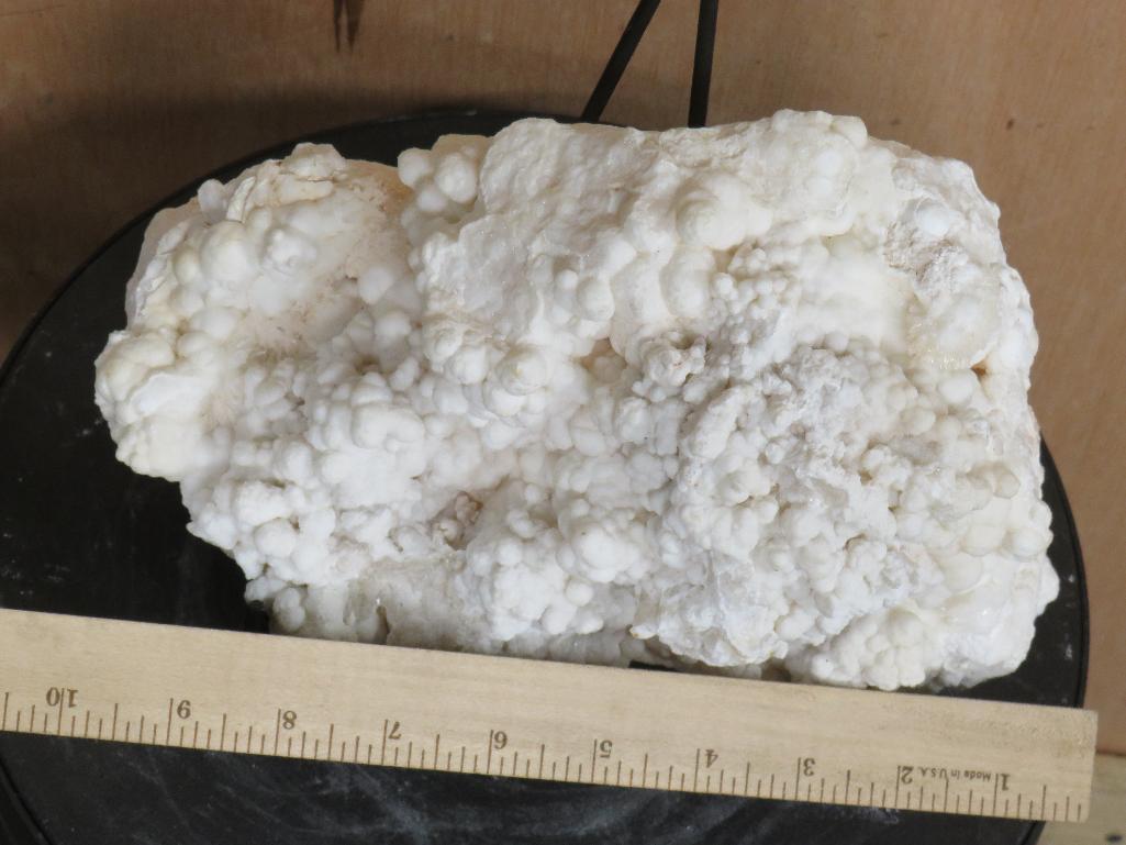 Beautiful White Argonite/Natural Kokoweef Formation/Cluster w/Stand ROCKS & MINERALS