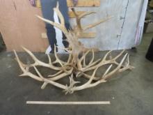 Very Nice Elk Antler Chandelier w/4 Bulbs TAXIDERMY