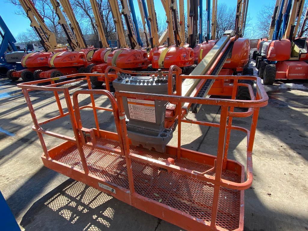 JLG 600S Rough Terrain Boom Lift (S/N 300061970, Year 2001), with 60' Platform Height, 49.47'