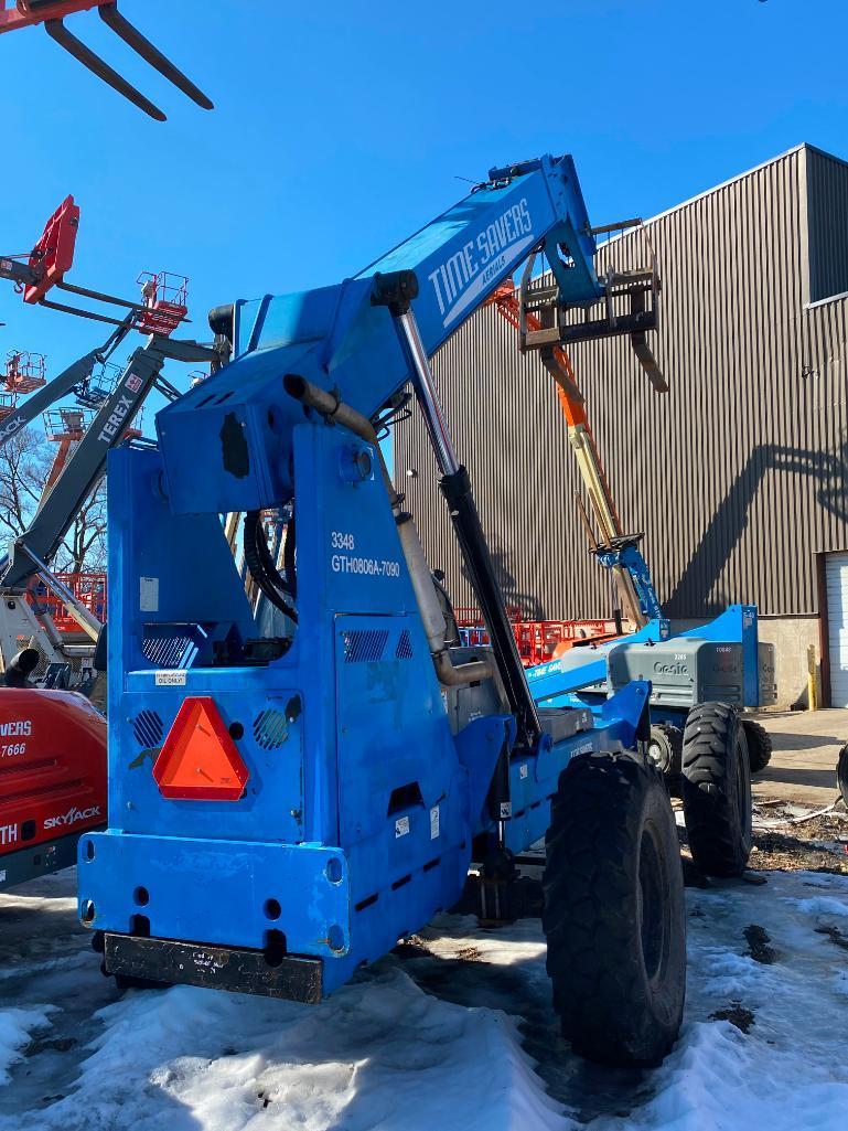 Genie GTH844 Rough Terrain Telehandler (S/N GTH0806A-7090, Year 2006), with 8,000 Lb. Lifting