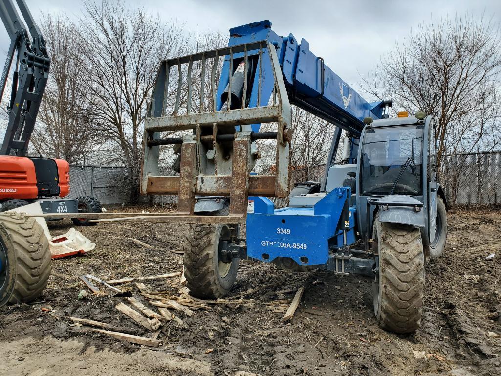 Genie GTH844 Rough Terrain Telehandler (S/N GTH0806A-9549, Year 2006), with 8,000 Lb. Lifting