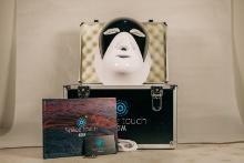 Space Touch Nova Full Face and Neck LED Skin Rejuvination Mask in Case