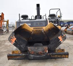 VOLVO (2014) P7110 TRACKED ASPHALT PAVER WITH 26' MAX PAVING WIDTH, 12" MAX PAVING DEPTH, 246 FT/MIN