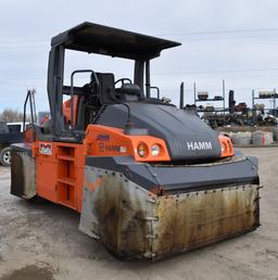 HAMM (2018) GRW 180I-20 PNEUMATIC TIRE ROLLER COMPACTOR WITH (4) FRONT & (4) REAR TIRES, 72" WIDTH