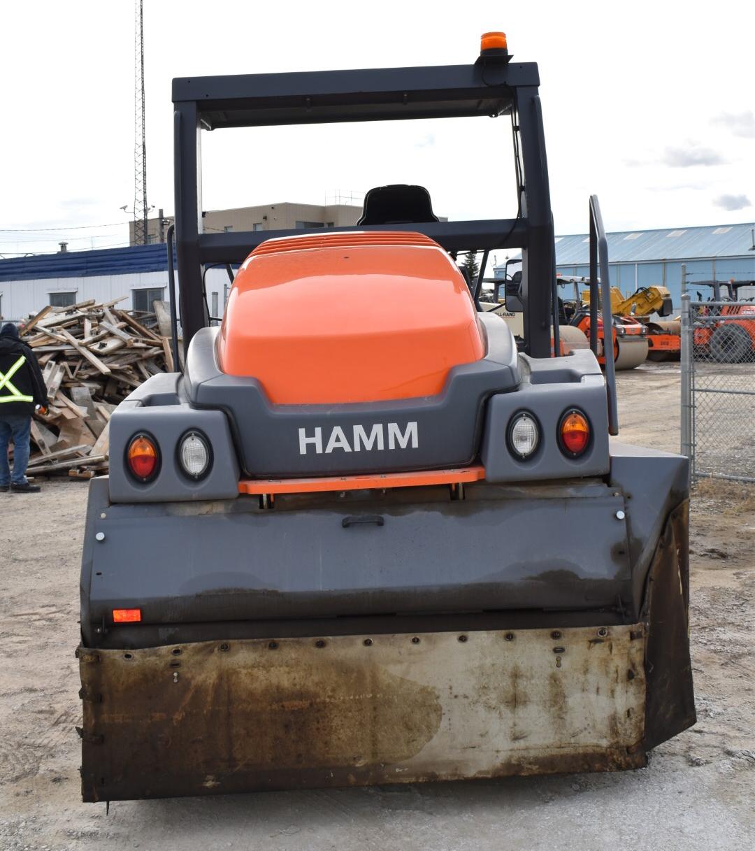 HAMM (2018) GRW 180I-20 PNEUMATIC TIRE ROLLER COMPACTOR WITH (4) FRONT & (4) REAR TIRES, 72" WIDTH