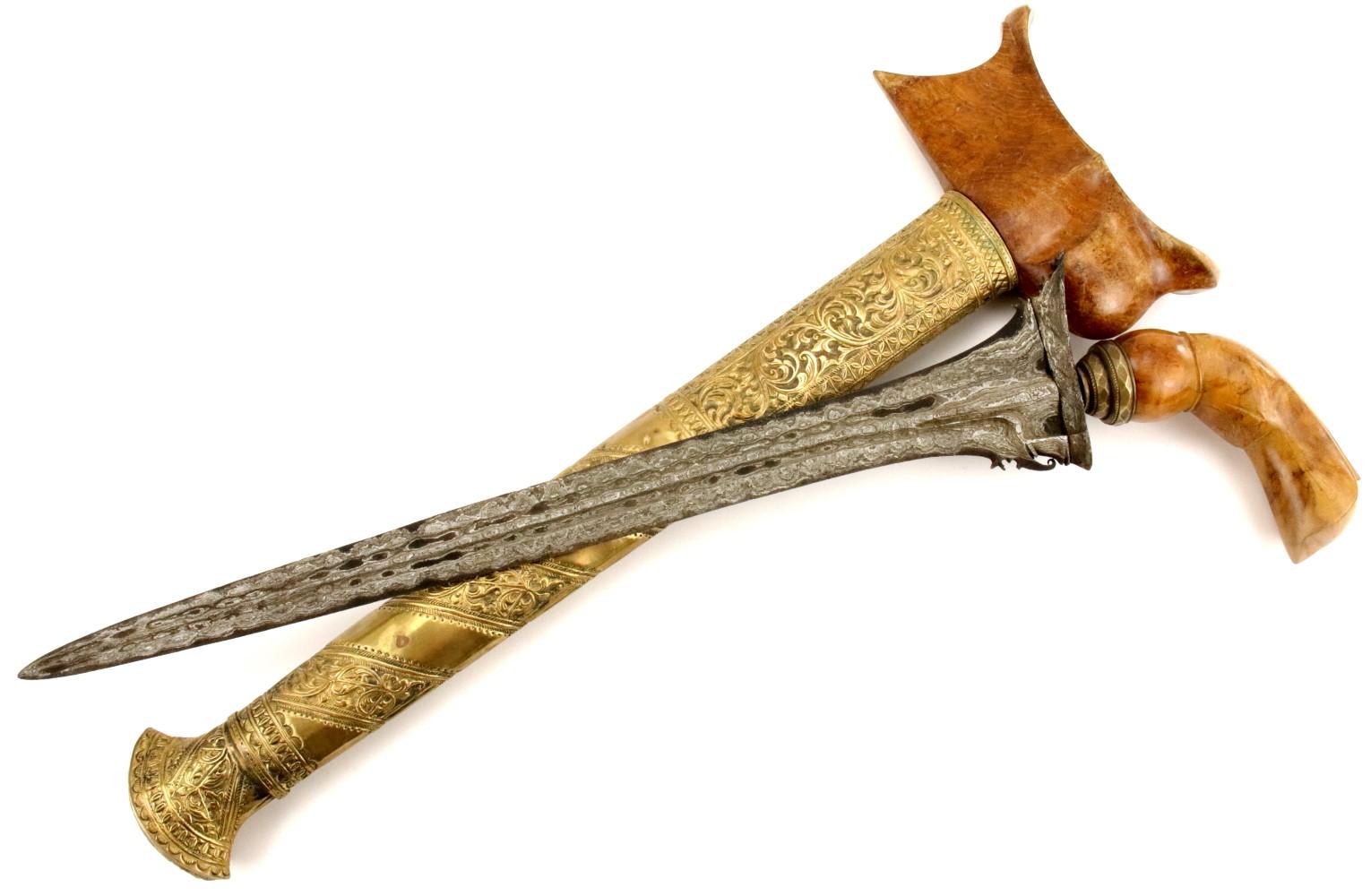 Nice Late 19th- early 20th C. Indonesian Malay KERIS Dagger ~ Minangkabau ~ East Sumatra ~ Fine Dama