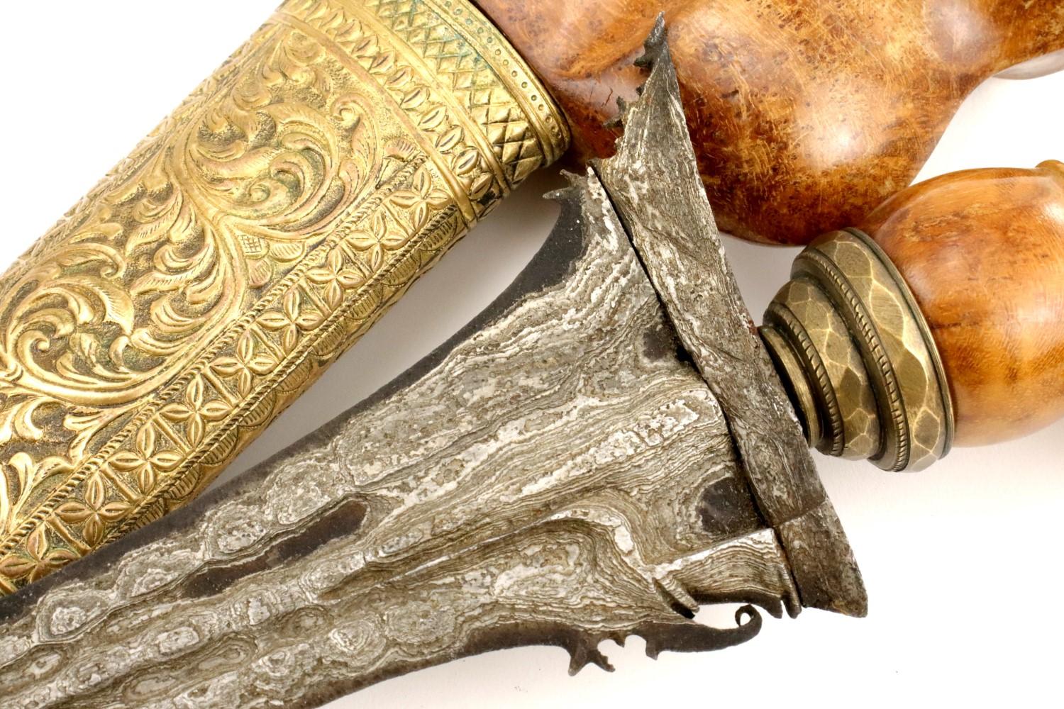 Nice Late 19th- early 20th C. Indonesian Malay KERIS Dagger ~ Minangkabau ~ East Sumatra ~ Fine Dama