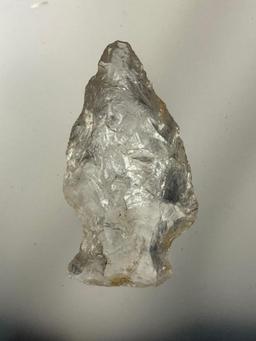 1 5/8" Quartz Crystal Point- Lancaster Co., PA Ex: Jaco RARE