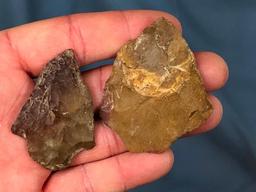 Pair of Jasper Lehigh Broadpoints- Berks Co. PA Longest 2 1/4"