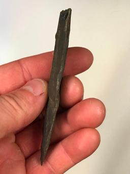 3 5/8" Indurated Shale/Slate Point- Dauphin Co., PA Ex: Kunkle