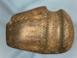 HIGHLIGHT Hardstone Wisconsin Fluted Axe, Rock Co., WI. 5 1/2" Long with Multiple Flutes on one Face
