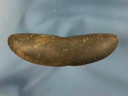 3 5/8" Pick Bannerstone, Fall Island, Ex: Bowser Collection, George Indian Artifact