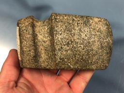 Keokut Axe, Granite Hardstone, Found Near LaGrand, Tama Co. IA, 3/4 Groove, Ex: Lee Hallman