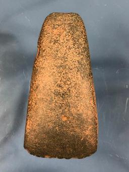 Wide Polished Celt, 5 1/4" Long, Pennsylvania, Ex: Hallman Collection