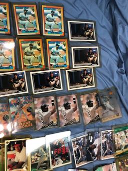 Lot of Frank Thomas Baseball Cards, Rookies, Topps, 90+ Cards