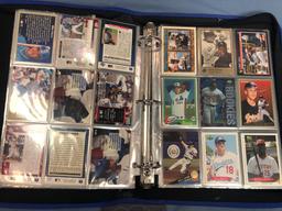 Binder full of Baseball Cards, 10 Pages, Griffey, Canseco, Bonds, Ripken