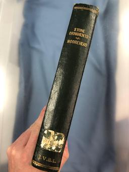 Extremely Rare 1917 Moorehead's "Stone Ornaments" Vintage Book