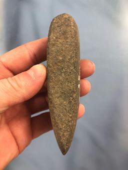 4 1/2" Nice Faceted Adze, Michigan Find, Ex: Museum Collection