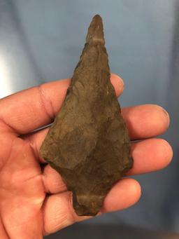 4 1/4" Chert Snook Kill Point, Dauphin Co., PA, Ex: Rumfelt