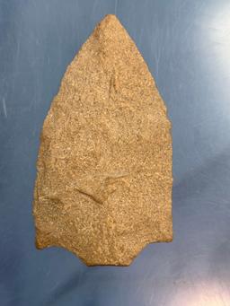 3 7/8" Swatara Quartzite Point, THIN, Caroline Co., MD, Ex: Small Collection