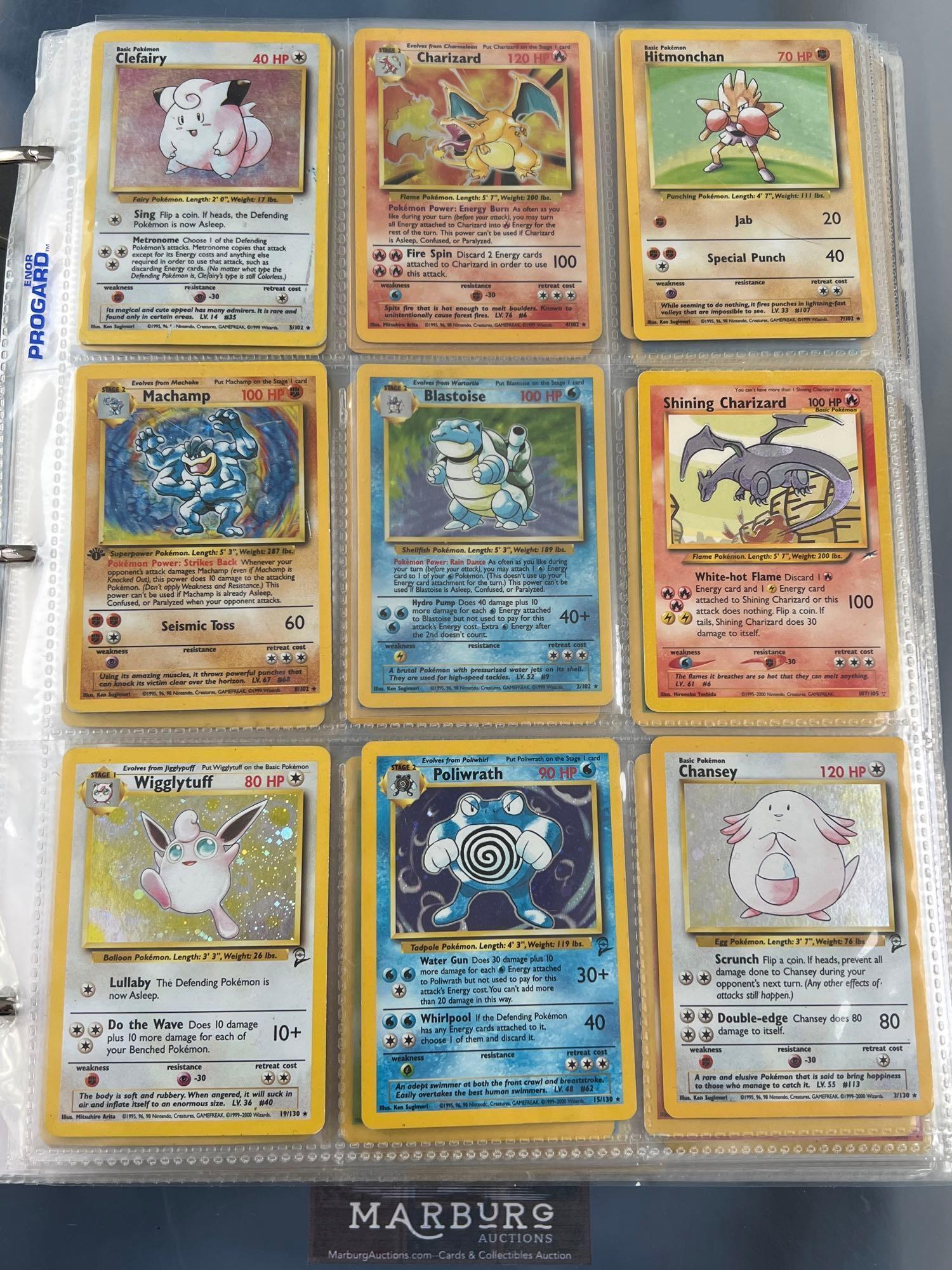 Massive 93-Page Binder Pokemon Cards, Mainly Old Sets, Charizard, First Editions, Shadowless