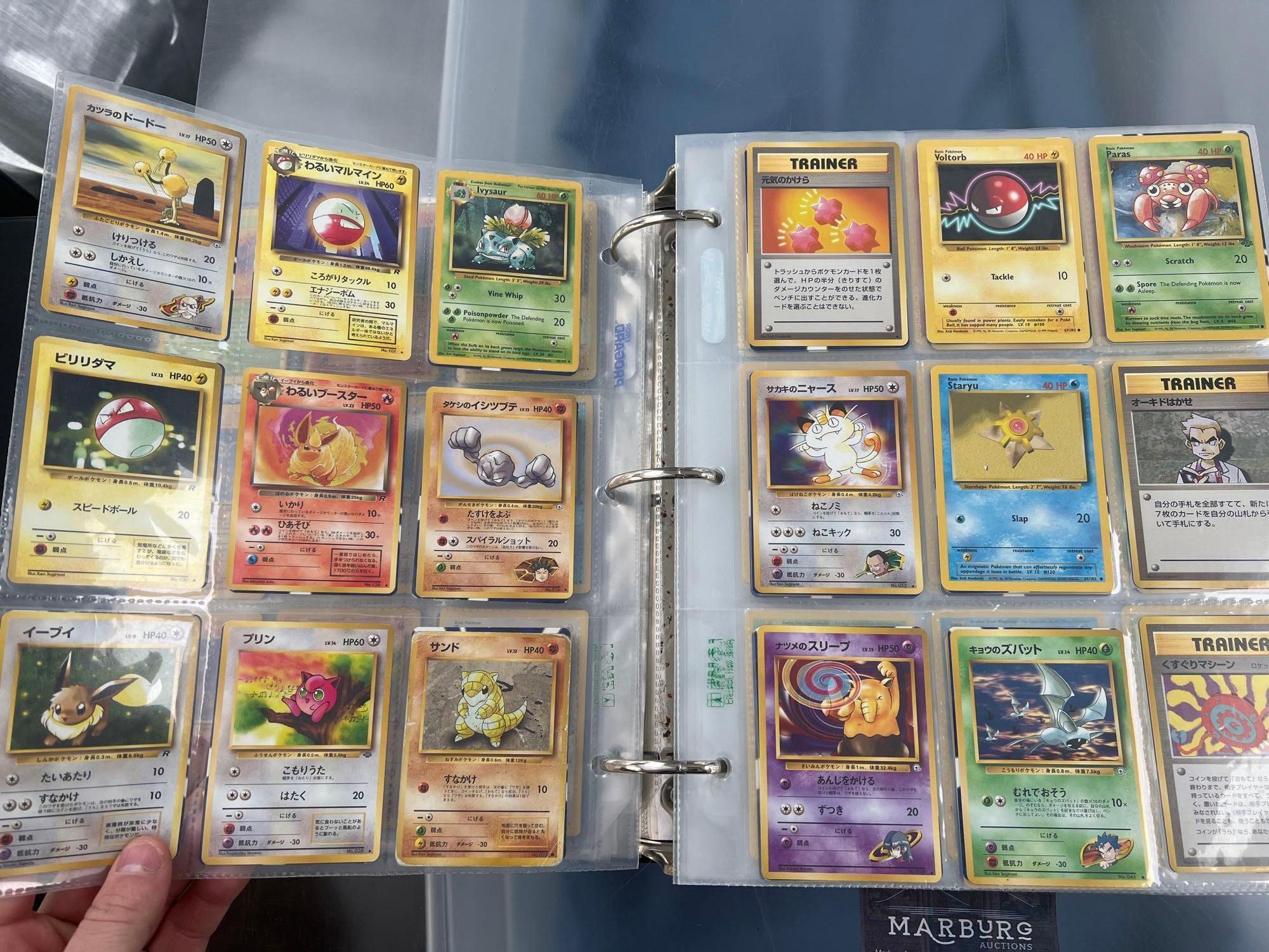 Massive 93-Page Binder Pokemon Cards, Mainly Old Sets, Charizard, First Editions, Shadowless