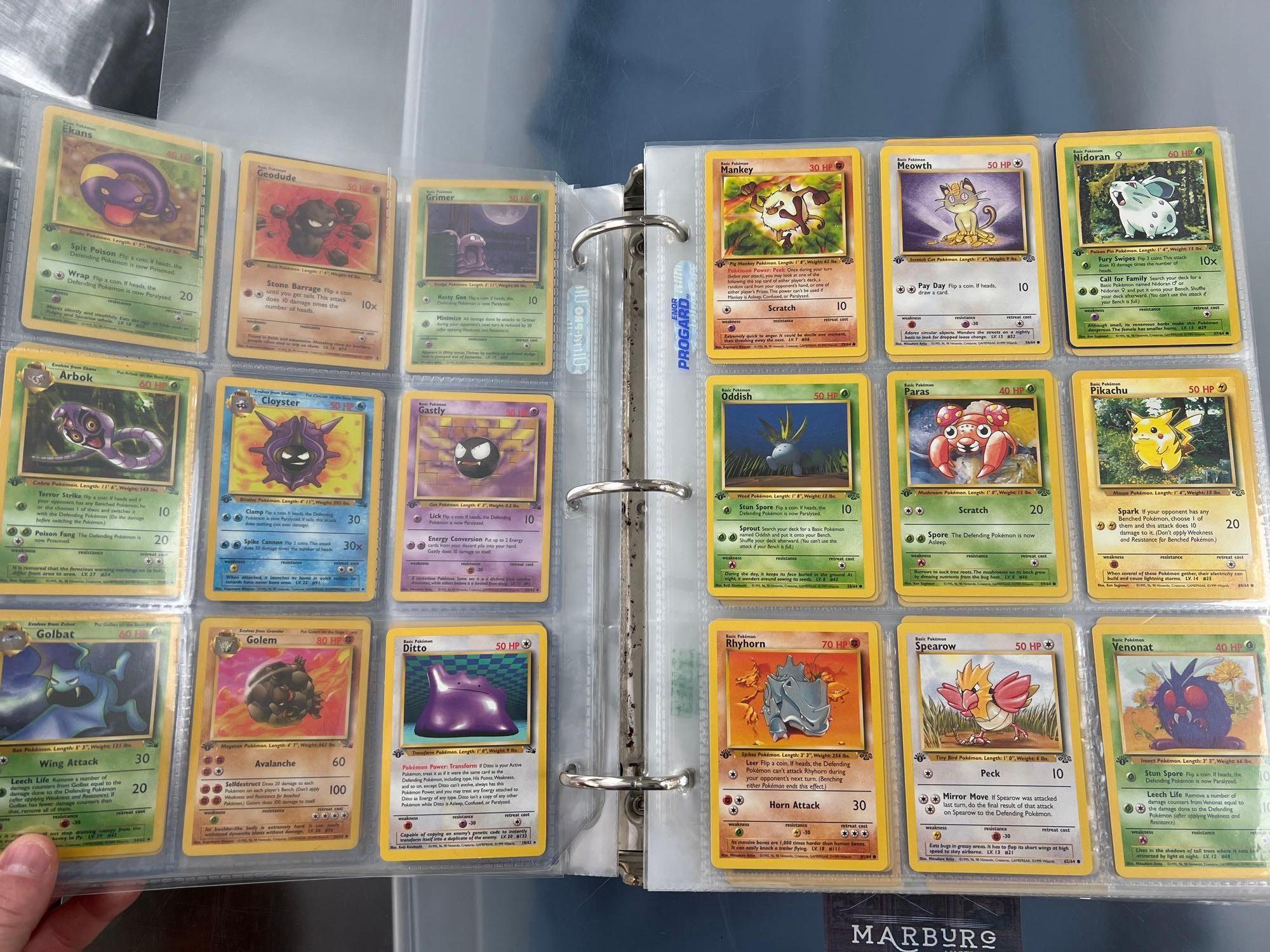 Massive 93-Page Binder Pokemon Cards, Mainly Old Sets, Charizard, First Editions, Shadowless