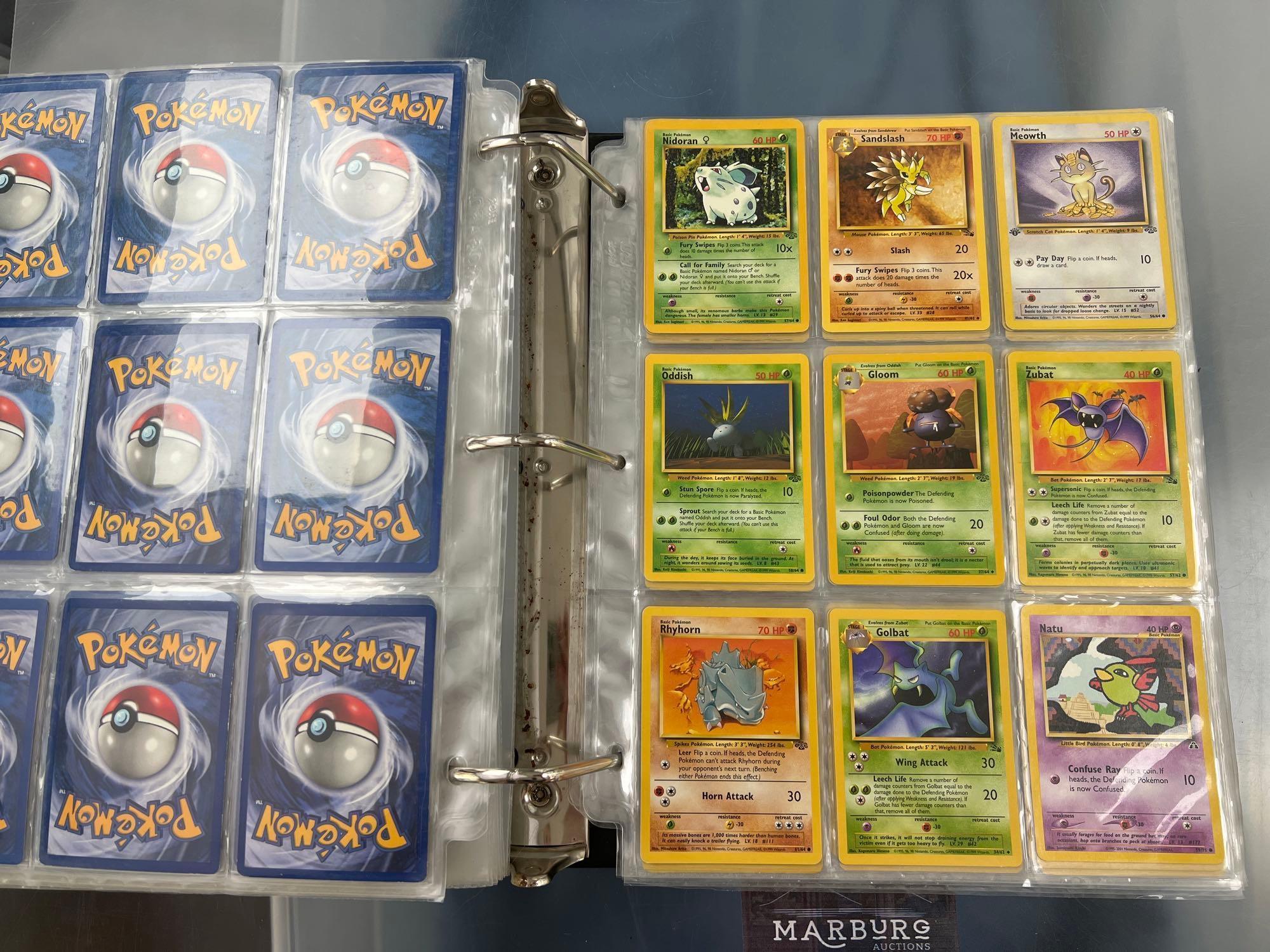 Massive 93-Page Binder Pokemon Cards, Mainly Old Sets, Charizard, First Editions, Shadowless