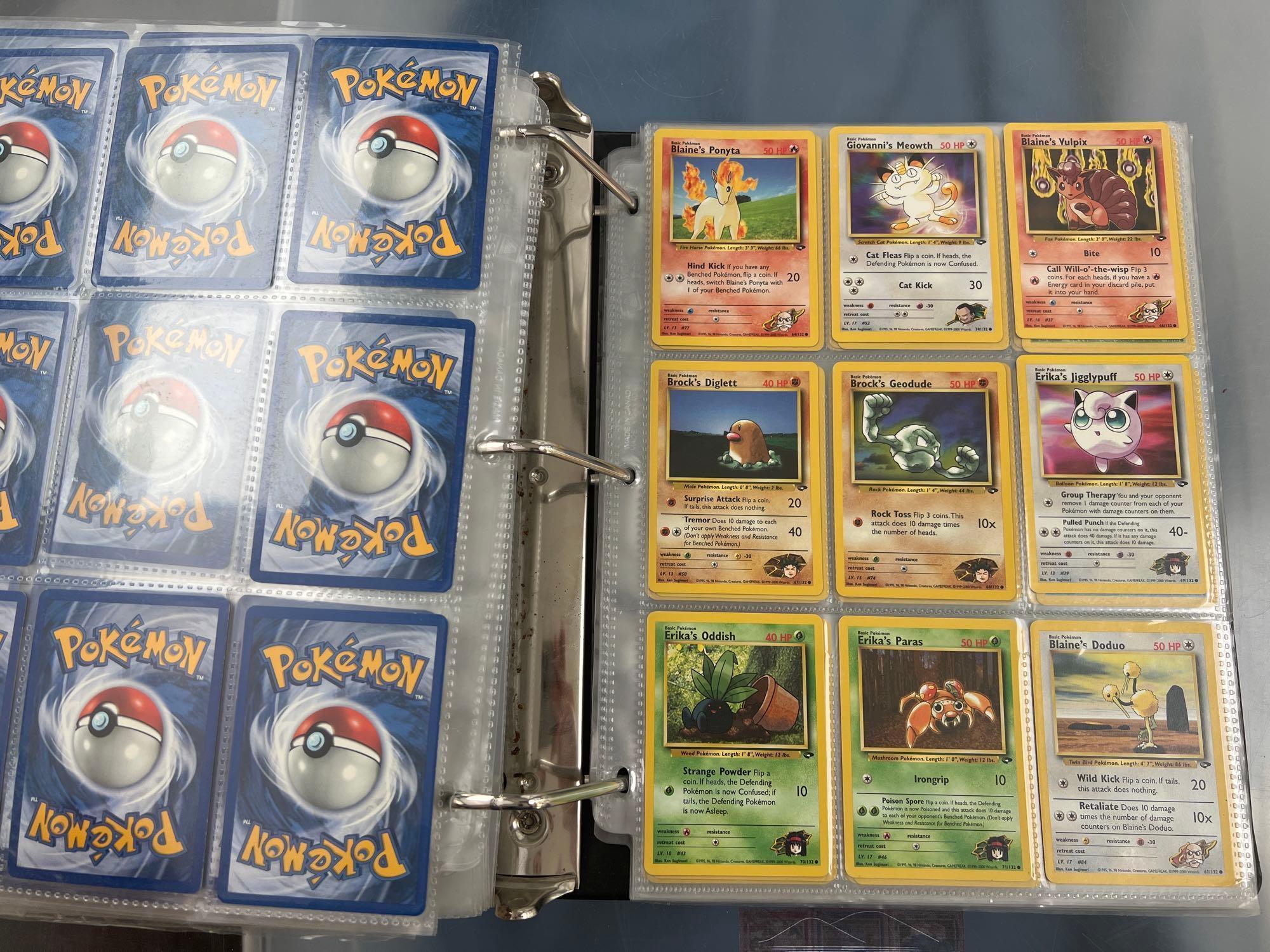 Massive 93-Page Binder Pokemon Cards, Mainly Old Sets, Charizard, First Editions, Shadowless