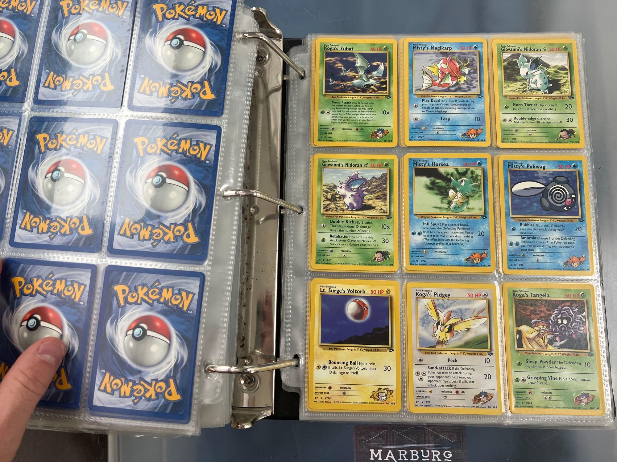 Massive 93-Page Binder Pokemon Cards, Mainly Old Sets, Charizard, First Editions, Shadowless