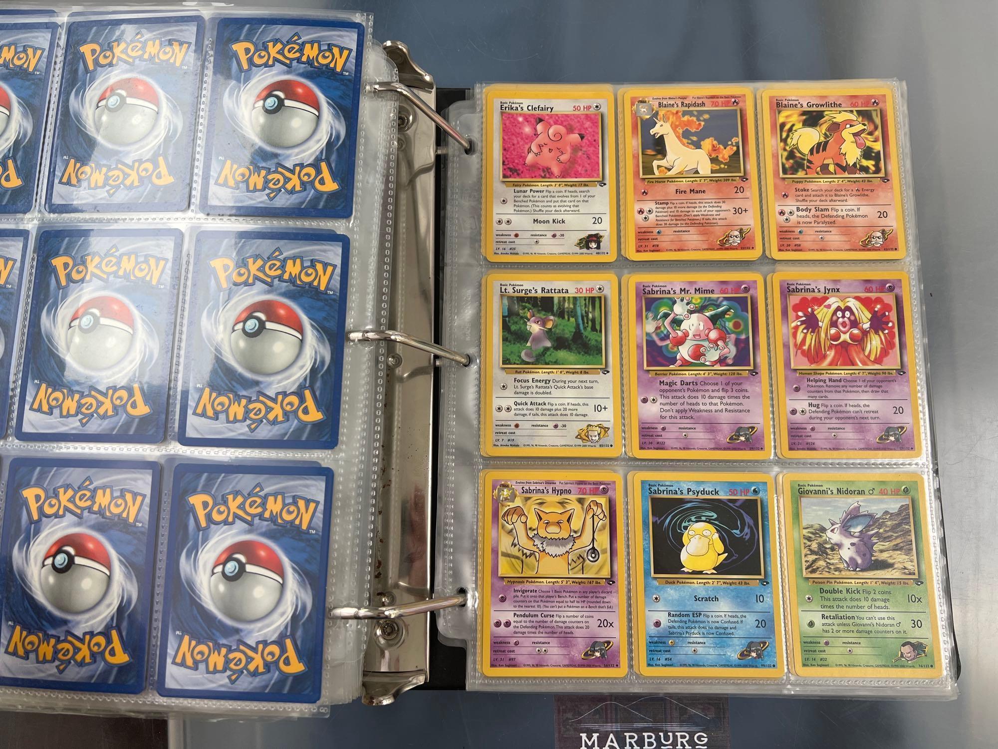 Massive 93-Page Binder Pokemon Cards, Mainly Old Sets, Charizard, First Editions, Shadowless